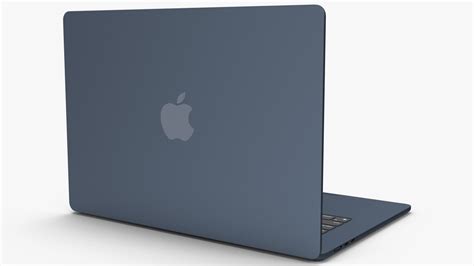 Midnight Apple MacBook Air 15 3D Model $39 - .3ds .blend .c4d .fbx .max ...