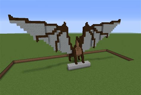 Dragon Statue 2 - GrabCraft - Your number one source for MineCraft buildings, blueprints, tips ...