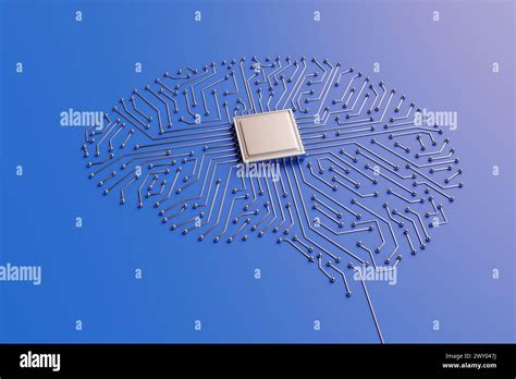 High tech advanced CPU computer processor connecting to different soldering on PCB in human ...