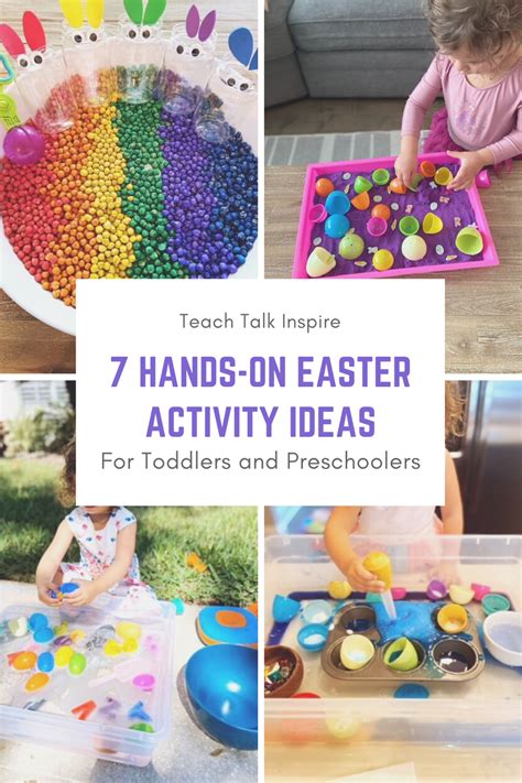 Easter Activities for Toddlers and Preschoolers - Teach Talk Inspire