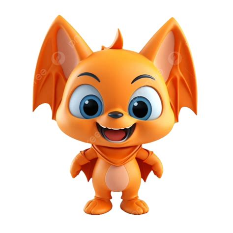 Cuter Red Halloween Bat 3d Character, 3d, Halloween, Character PNG Transparent Image and Clipart ...