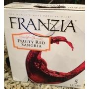 Franzia Sangria, Fruity Red Wine: Calories, Nutrition Analysis & More | Fooducate