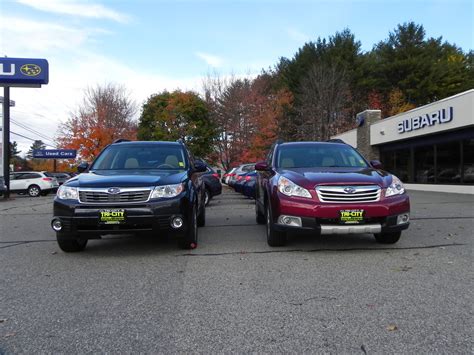 Tri-City Subaru: 2011 Outback vs.2011 Forester side by side