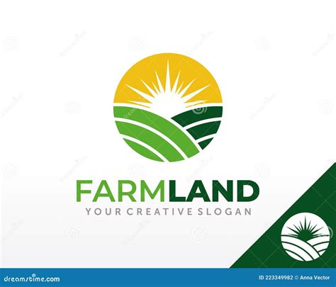 Farm Logo Design. Agriculture Logo Design Vector Stock Vector - Illustration of design, ecology ...