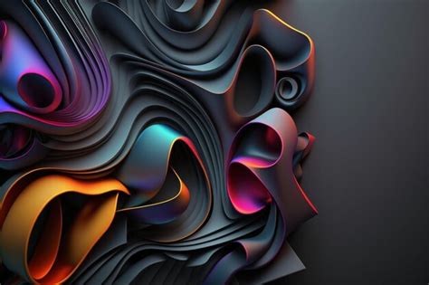 Premium Photo | Abstract colorful 3d background