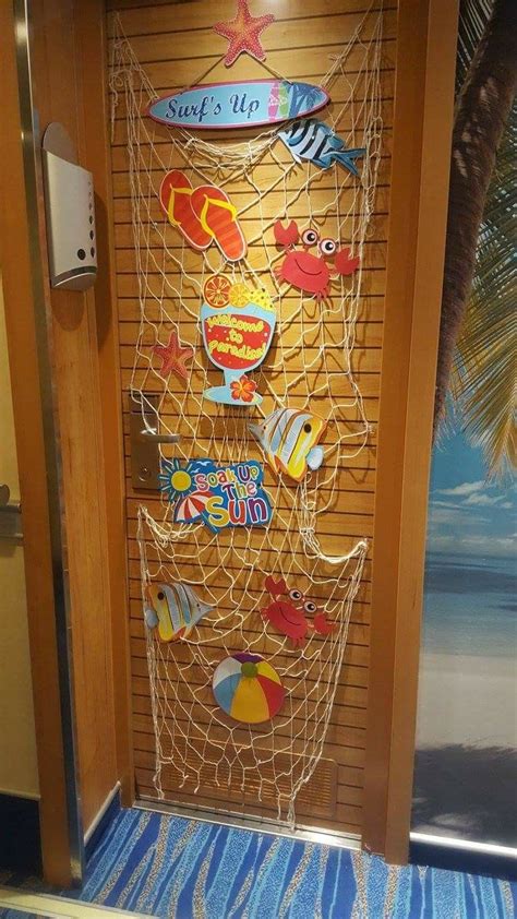 Cruise door decoration! | Cruise door decor, Cabin door decorations, Cruise door