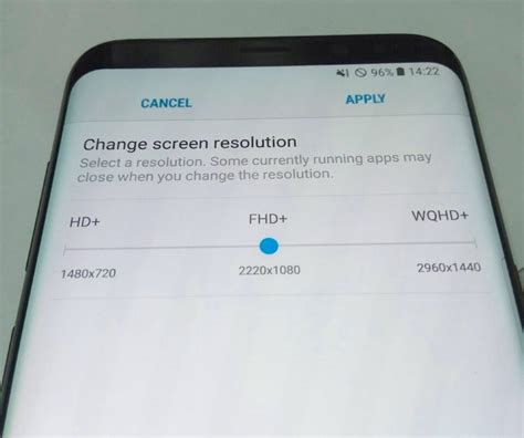 Leaked Samsung Galaxy S8 screen resolution settings confirm HD+, FHD+ ...