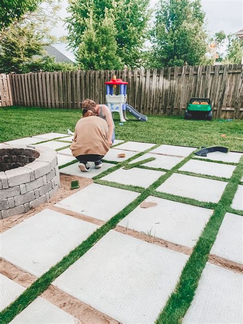 Cheap Diy Patio With Pavers