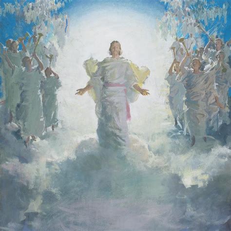 Jesus Second Coming Painting at PaintingValley.com | Explore collection ...