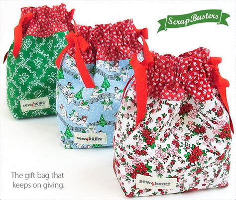 Tutorial: Mini drawstring gift bags – Sewing