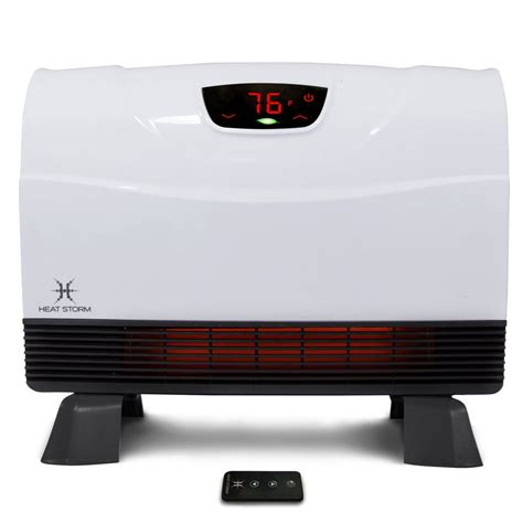 Heat Storm Phoenix 1,500 Watt Electric Infrared Wall-Mounted Heater ...