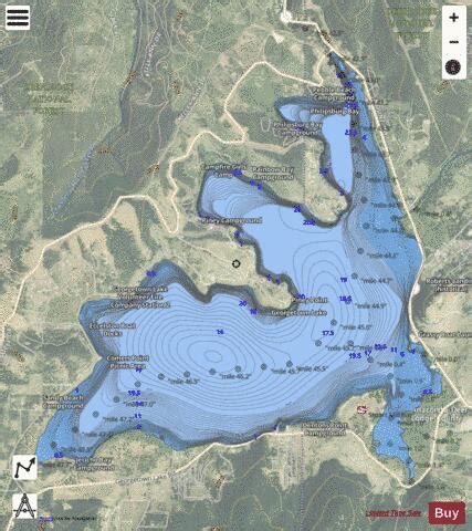 Georgetown Lake Fishing Map | Nautical Charts App