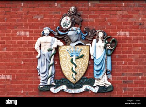 Crest at St George's hospital in Tooting Stock Photo - Alamy