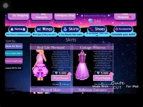 New free skirt? Royale high - YouTube