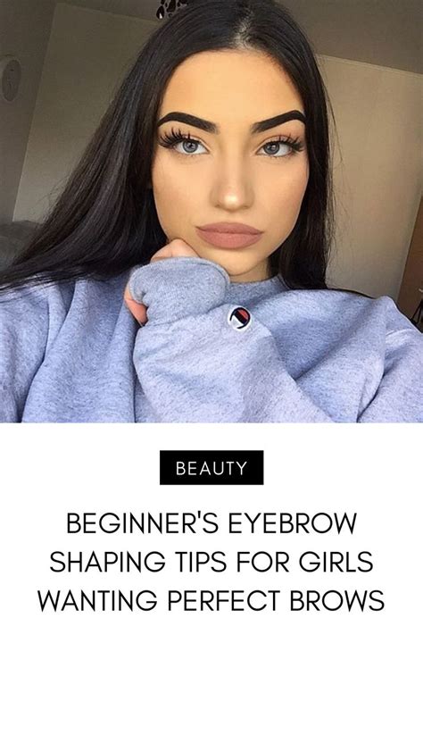 Beginner's Eyebrow Shaping Tips for Girls Wanting Perfect Brows ... | Perfect brows, Eyebrow ...