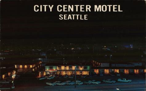 City Center Motel Seattle, WA Postcard