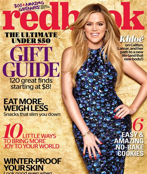 Khloe Kardashian Stuns on Cover Of Redbook, Talks Lamar, Caitlyn & Her Relationship with James ...