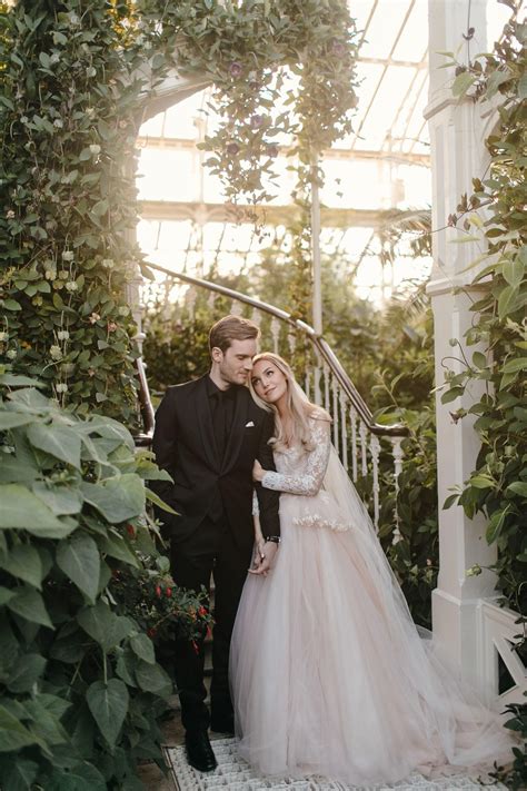 Wedding Photograph | PewDiePie and Marzia Bisognin's Wedding | Wedding, Wedding dress, Kew ...