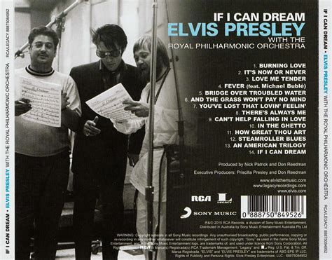 Elvis Presley With The Royal Philharmonic Orchestra – If I Can Dream (Album Review) — Subjective ...