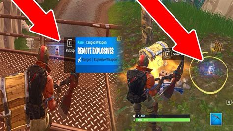 ALL C4 LOCATIONS FORTNITE BATTLE ROYALE (C4 Remote Explosives Fortnite ...