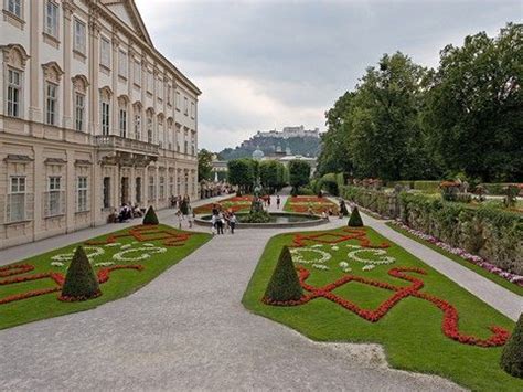 Mirabell Palace in Salzburg, Austria Famous scene in the "Sound of Music" Mirabell Gardens (est ...