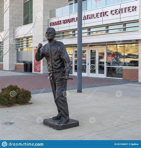 Frank Broyles Statue by Dr. Gary Renegar Outside the Frank Broyles ...