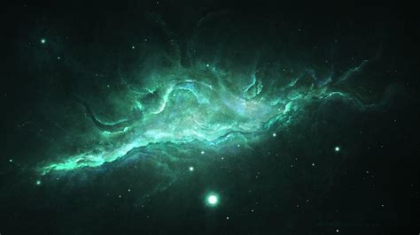 Green Nebula Wallpapers - Top Free Green Nebula Backgrounds ...