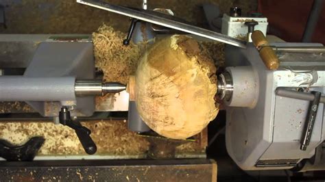 Wood Turning - Natural Edge Oak Burl Bowl - YouTube