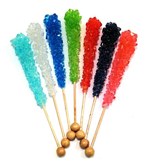 Wrapped Assorted Rock Candy Sticks - Old Time Candy - Nuts.com