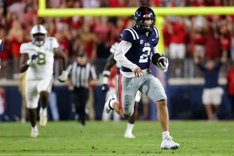 Down Multiple Weapons, Jaxson Dart Continues to Shine at Quarterback For Ole Miss Rebels - The ...