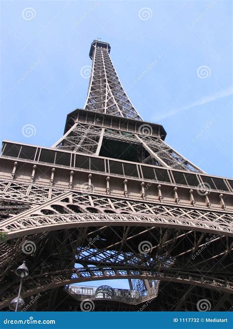 Eiffel Tower Base stock photo. Image of tower, skyline - 1117732