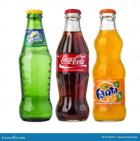 Fanta Glass Bottle With Coca Cola Red Crate Editorial Image ...