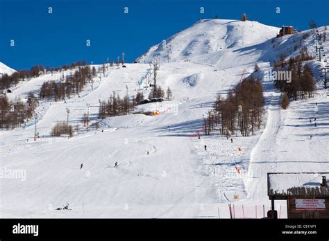 Sestriere ski resort, Piemonte, Italy Stock Photo - Alamy