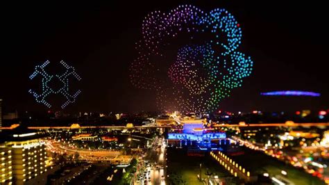Video: Dazzling display over Chinese city as more than 1,300 drones take to the sky | Guinness ...