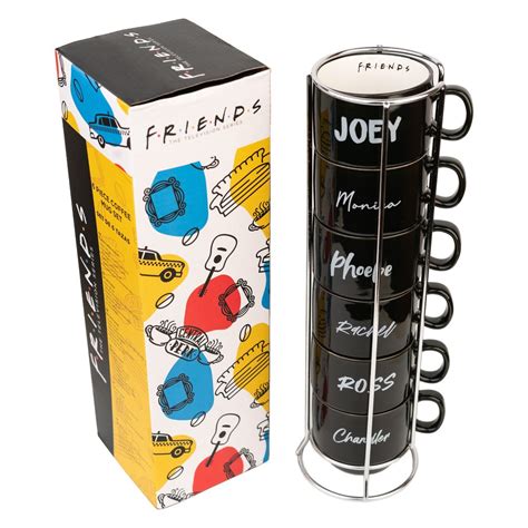 6 COFFEE MUGS SET – Friends – Plush World