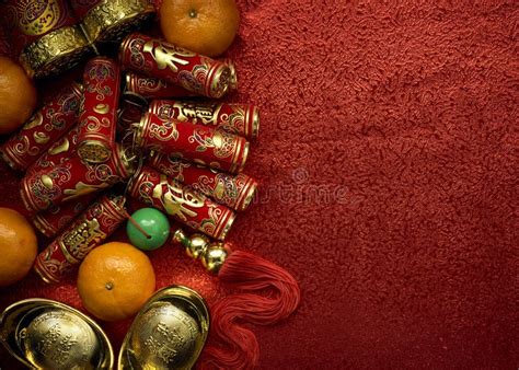 Lunar New Year decorations stock image. Image of festival - 105212661