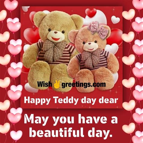 Happy Teddy Day Wishes - Wish Greetings