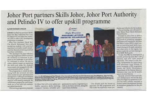 Johor Port - Johor Port Partners Skills Johor, Johor Port Authority And ...