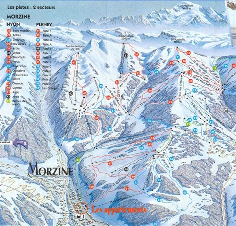 Morzine Trail Map - Morzine France • mappery