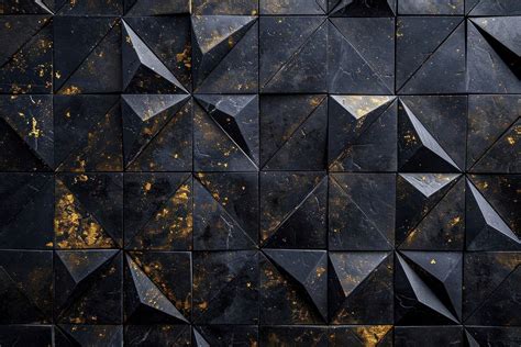 Geometric abstract background black gold | Free Photo - rawpixel