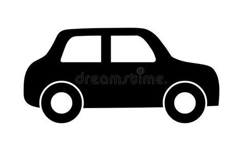 Car Icon.Car Logo Black Silhouette Stock Vector - Illustration of white, black: 140095725