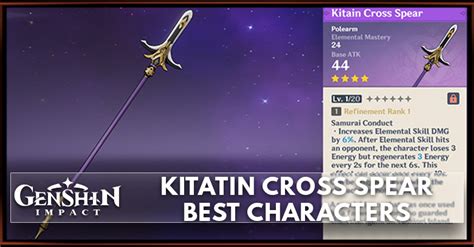 Kitain Cross Spear Best Characters | Genshin Impact