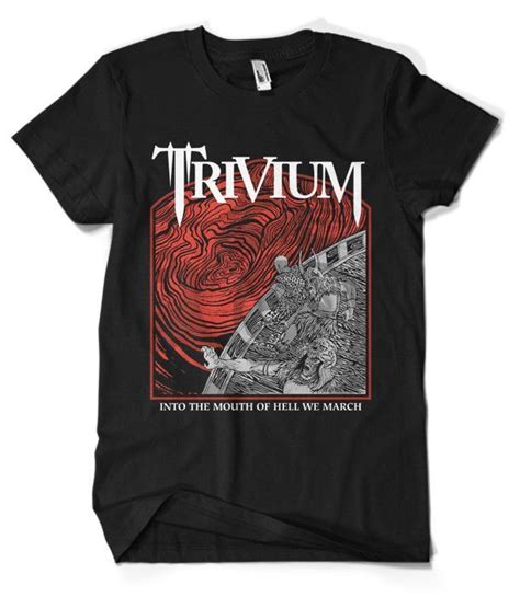 Trivium T-Shirt Merch official licensed music t-shirt. Gildan Unisex SoftStyle S, M, L, XL. FREE ...