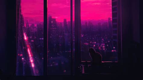 Meow Tastic Neon Nights Cat Synthwave City, synthwave, cat, artist ...