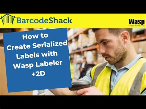 Create Serialized Labels - YouTube