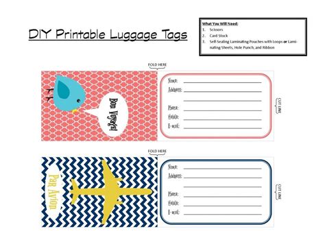 Luggage Tag Template Google Docs at Jolene Ervin blog