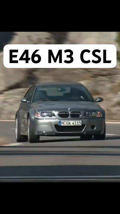 E46 M3 CSL Sound #e46 #e46m3 #e46m3csl #bmwm3 #bmw #shorts - YouTube