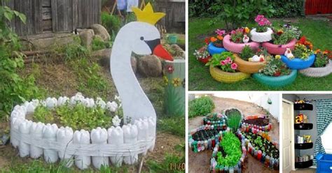 15 DIY Creative Ideas for Recycling Tires and Bottles - Genmice