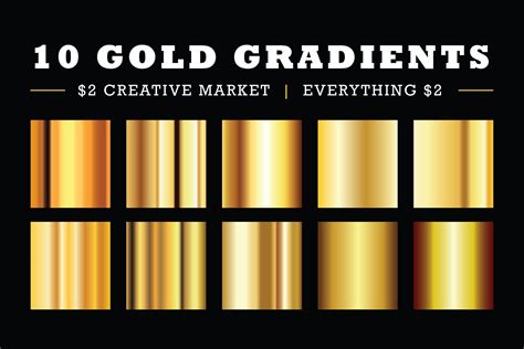 √ Gold Gradient For Photoshop