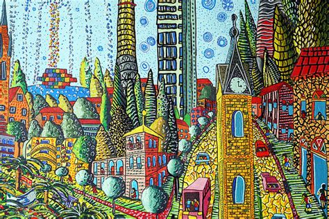 zentangle city landscape artist raphael perez biography re… | Flickr